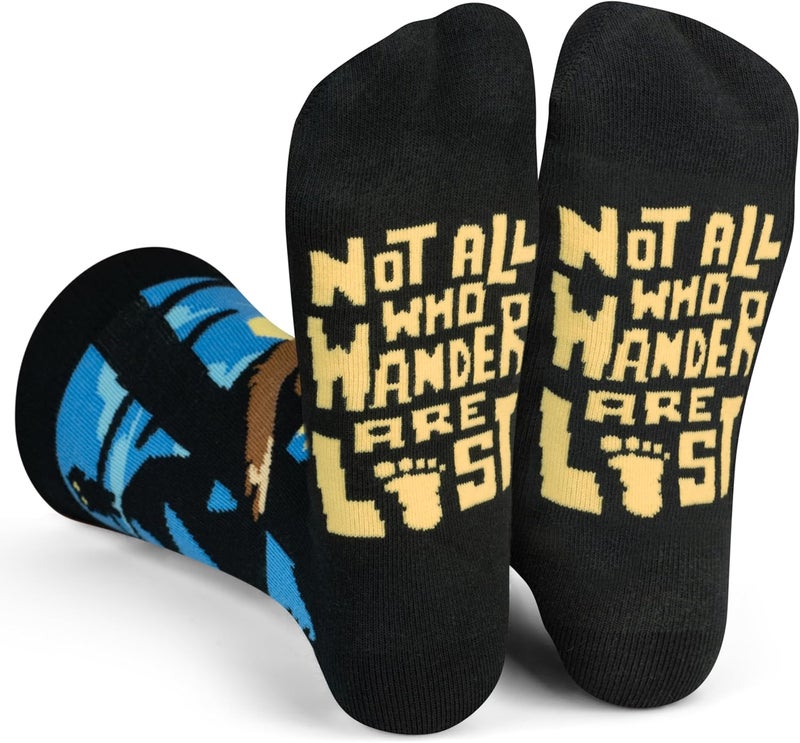 Lavley Outdoors Socks - Hiking and camping gifts for men and women - Great for nature lovers - Holiday or birthday gift - Image 2
